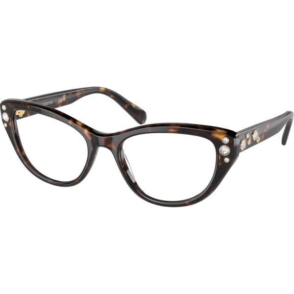 Occhiali vista  Swarovski Sk2023  cod. colore 1002 Donna Cat eye Marrone