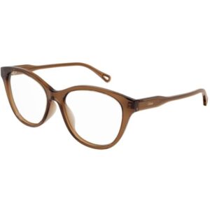 Occhiali vista  Chloé Ch0085o cod. colore 002 Donna Cat eye Marrone