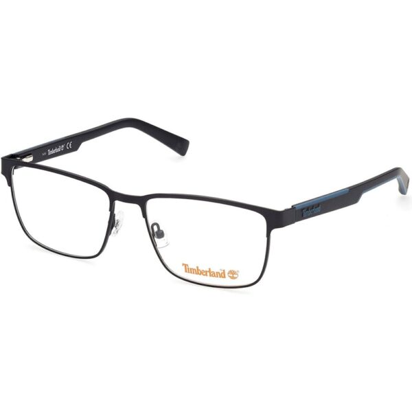 Occhiali vista  Timberland Tb1721 cod. colore 002 Uomo Geometrica Nero-opaco