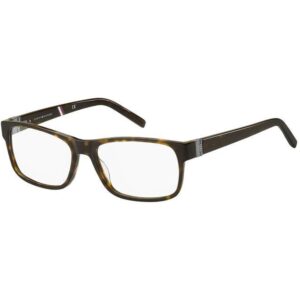 Occhiali vista  Tommy hilfiger Th 1818 cod. colore 086 Uomo Squadrata Havana