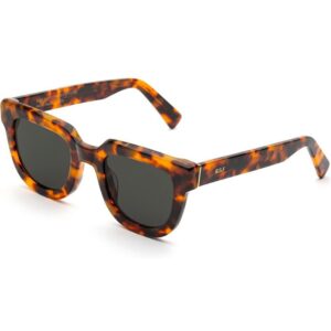 Occhiali da sole  Retrosuperfuture Tem serio cod. colore spotted havana Unisex Rotonda Havana