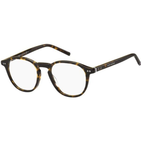 Occhiali vista  Tommy hilfiger Th 1893 cod. colore 086 Uomo Rotonda Havana