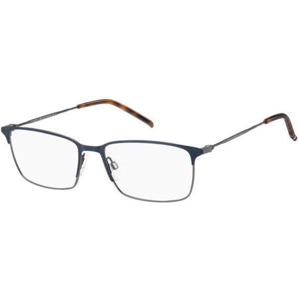 Occhiali vista  Tommy hilfiger Th 1895 cod. colore h2t Uomo Squadrata Canna di fucile / blu