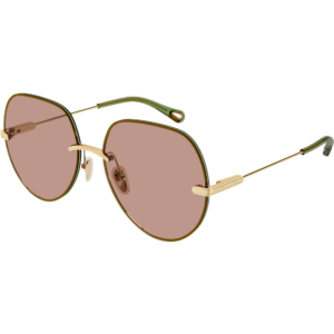 Occhiali da sole  Chloé Ch0135s cod. colore 004 Donna Pilot Oro