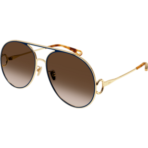 Occhiali da sole  Chloé Ch0145s cod. colore 003 Donna Pilot Oro