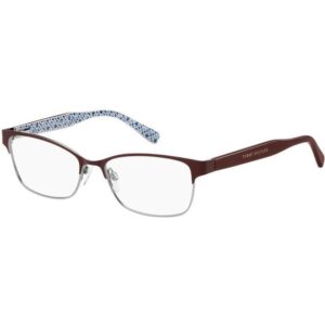 Occhiali vista  Tommy hilfiger Th 2107 cod. colore gj2 Donna Squadrata Bordeaux