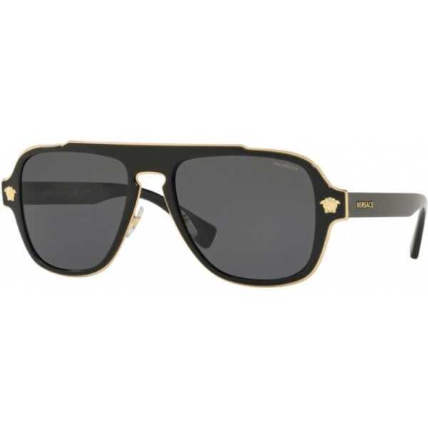 Occhiali da sole  Versace Ve2199  cod. colore 100281 Uomo Geometrica Nero