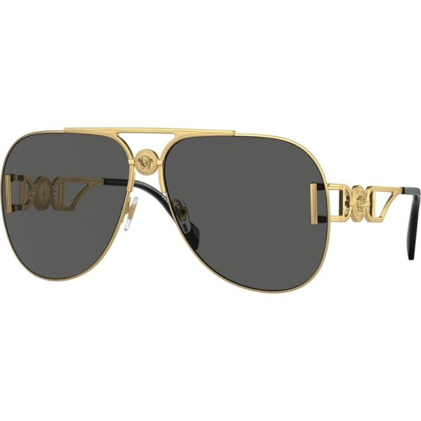 Occhiali da sole  Versace Ve2255  cod. colore 100287 Unisex Pilot Oro