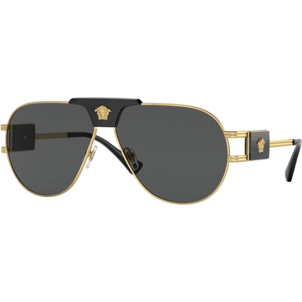 Occhiali da sole  Versace Ve2252  cod. colore 100287 Uomo Pilot Oro