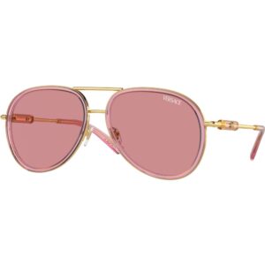 Occhiali da sole  Versace Ve2260  cod. colore 100284 Unisex Pilot Rosa