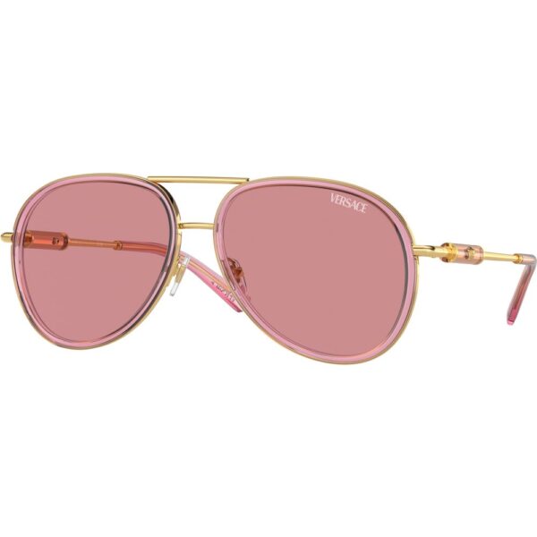 Occhiali da sole  Versace Ve2260  cod. colore 100284 Unisex Pilot Rosa