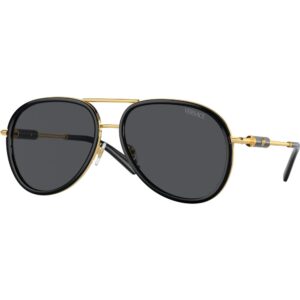 Occhiali da sole  Versace Ve2260  cod. colore 100287 Unisex Pilot Nero