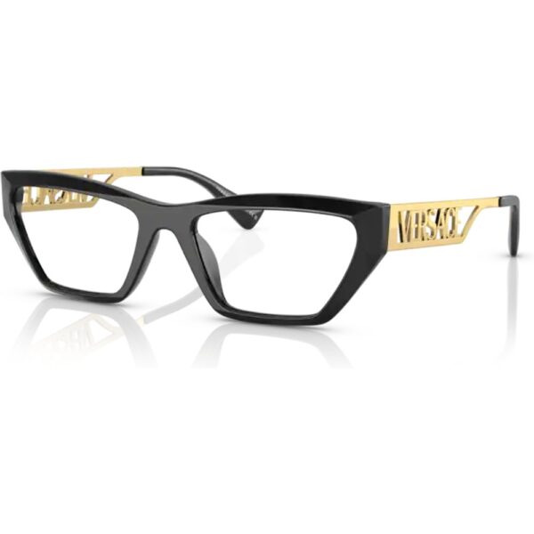 Occhiali vista  Versace Ve3327u  cod. colore gb1 Donna Geometrica Nero