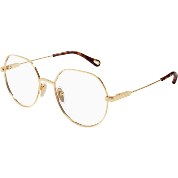 Occhiali vista  Chloé Ch0137o cod. colore 005 Donna Geometrica Oro