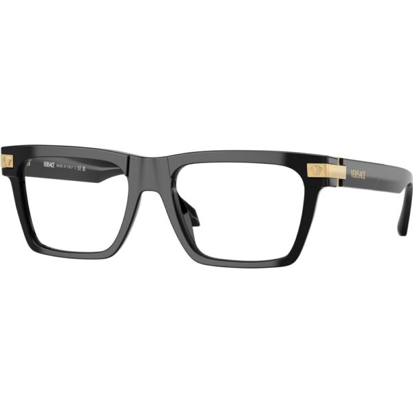 Occhiali vista  Versace Ve3354  cod. colore gb1 Uomo Squadrata Nero