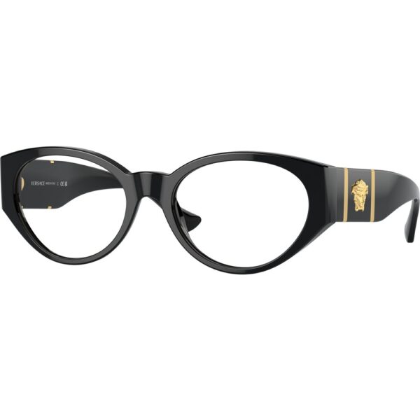 Occhiali vista  Versace Ve3345  cod. colore gb1 Donna Rotonda Nero