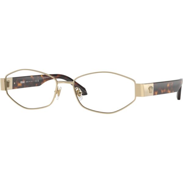 Occhiali vista  Versace Ve1298  cod. colore 1252 Donna Geometrica Oro