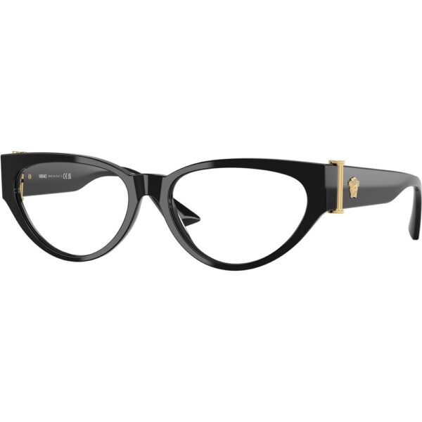 Occhiali vista  Versace Ve3366  cod. colore gb1 Donna Cat eye Nero