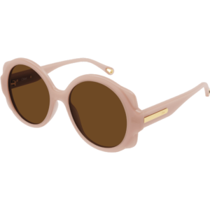 Occhiali da sole  Chloé Ch0120s cod. colore 003 Donna Rotonda Nude