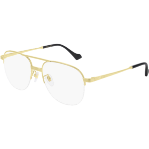 Occhiali vista  Gucci Gg0745o cod. colore 001 Uomo Pilot Oro