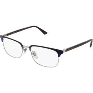 Occhiali vista  Gucci Gg0131o cod. colore 003 Uomo Squadrata Blu