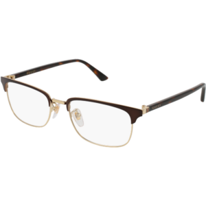 Occhiali vista  Gucci Gg0131o cod. colore 002 Uomo Squadrata Havana