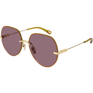 Occhiali da sole  Chloé Ch0135s cod. colore 003 Donna Pilot Oro