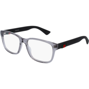 Occhiali vista  Gucci Gg0011o cod. colore 007 Uomo Squadrata Grigio