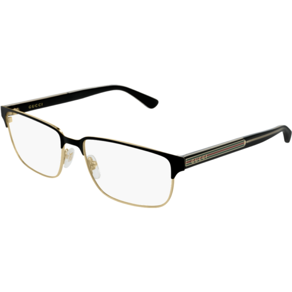 Occhiali vista  Gucci Gg0383o cod. colore 004 Uomo Squadrata Nero