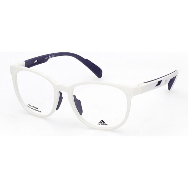 Occhiali vista  Adidas sport Sp5009 cod. colore 021 Uomo Geometrica Bianco