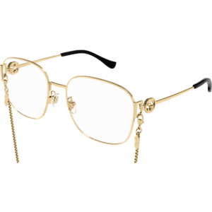 Occhiali vista  Gucci Gg1209o cod. colore 001 Donna Squadrata Oro