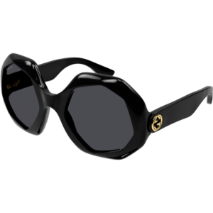 Occhiali da sole  Gucci Gg1242s cod. colore 001 Donna Geometrica Nero