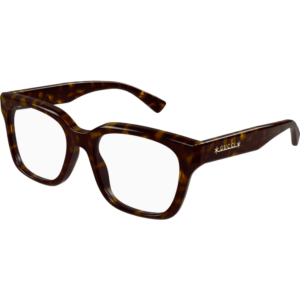 Occhiali vista  Gucci Gg1176o cod. colore 002 Uomo Squadrata Havana