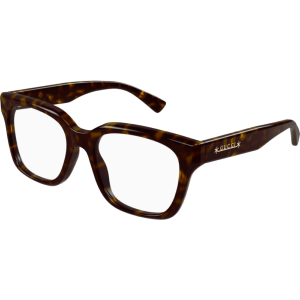 Occhiali vista  Gucci Gg1176o cod. colore 002 Uomo Squadrata Havana