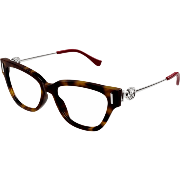 Occhiali vista  Gucci Gg1205o cod. colore 002 Donna Cat eye Havana