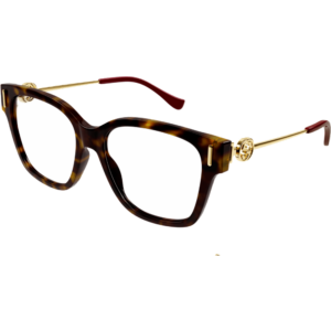 Occhiali vista  Gucci Gg1204o cod. colore 002 Donna Squadrata Havana