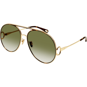 Occhiali da sole  Chloé Ch0145s cod. colore 002 Donna Pilot Oro