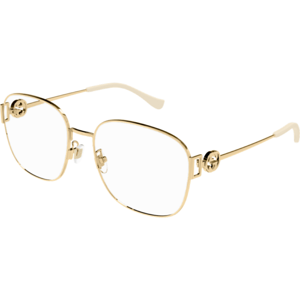 Occhiali vista  Gucci Gg1209o cod. colore 002 Donna Squadrata Oro