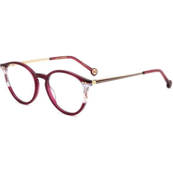 Occhiali vista  Carolina herrera Her 0166 cod. colore ydc Donna Rotonda Bordeaux