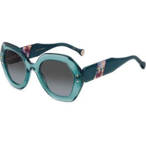 Occhiali da sole  Carolina herrera Her 0126/s cod. colore cvt/ib Donna Geometrica Verde acqua