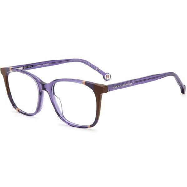 Occhiali vista  Carolina herrera Ch 0065 cod. colore e53 Donna Squadrata Viola/marrone