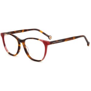 Occhiali vista  Carolina herrera Her 0123 cod. colore o63 Donna Rotonda Havana/rosso