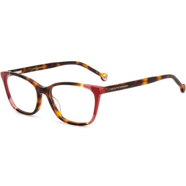 Occhiali vista  Carolina herrera Her 0124 cod. colore o63 Donna Squadrata Havana/rosso