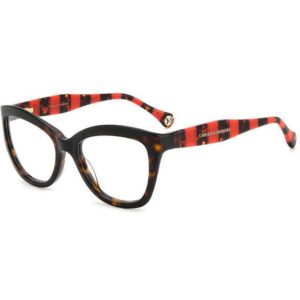 Occhiali vista  Carolina herrera Her 0088 cod. colore o63 Donna Farfalla Havana/rosso