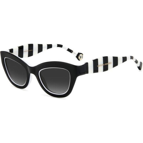 Occhiali da sole  Carolina herrera Her 0086/s cod. colore 80s/9o Donna Cat eye Nero/bianco