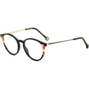 Occhiali vista  Carolina herrera Her 0166 cod. colore wr7 Donna Rotonda Nero / havana