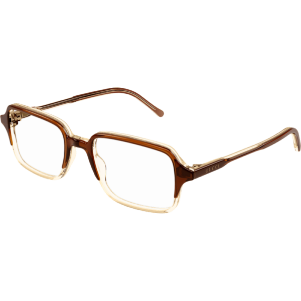 Occhiali vista  Gucci Gg1211o cod. colore 003 Uomo Squadrata Marrone