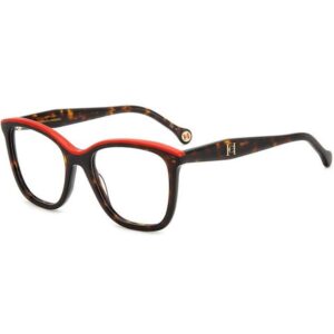 Occhiali vista  Carolina herrera Her 0146 cod. colore o63 Donna Squadrata Havana/rosso