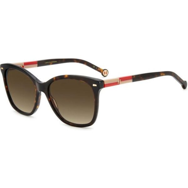 Occhiali da sole  Carolina herrera Her 0137/s cod. colore o63/ha Donna Cat eye Havana/rosso