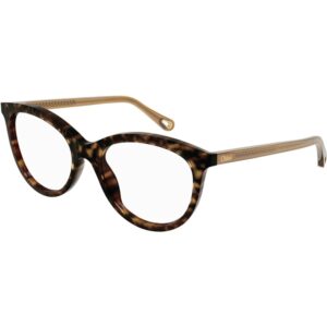 Occhiali vista  Chloé Ch0117o cod. colore 002 Donna Cat eye Havana